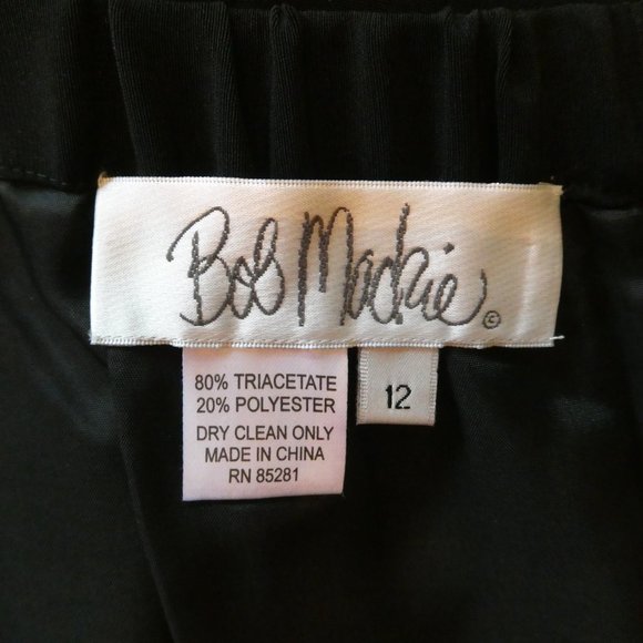 Bob Mackie Evening Skirt Black - Picture 2 of 5
